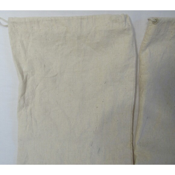 Salvatore Ferragamo Beige Logo Drawstring Shoe Bags Dust Bags 2 of Them EUC - Picture 10 of 11